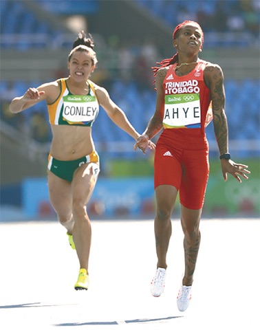 Ahye, Hackett in 200m semis today