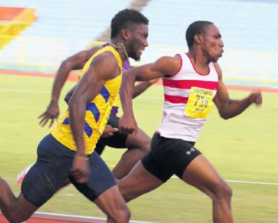 Stewart dominates men’s shot put