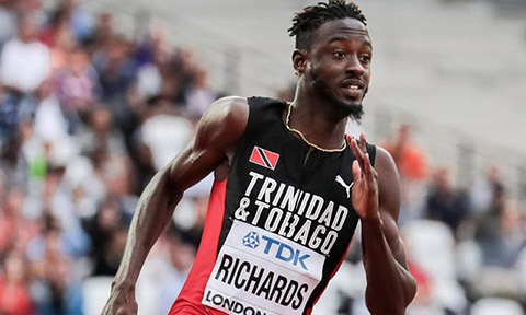 Jereem Richards 100m, 200m, 4x100m, 4x400m